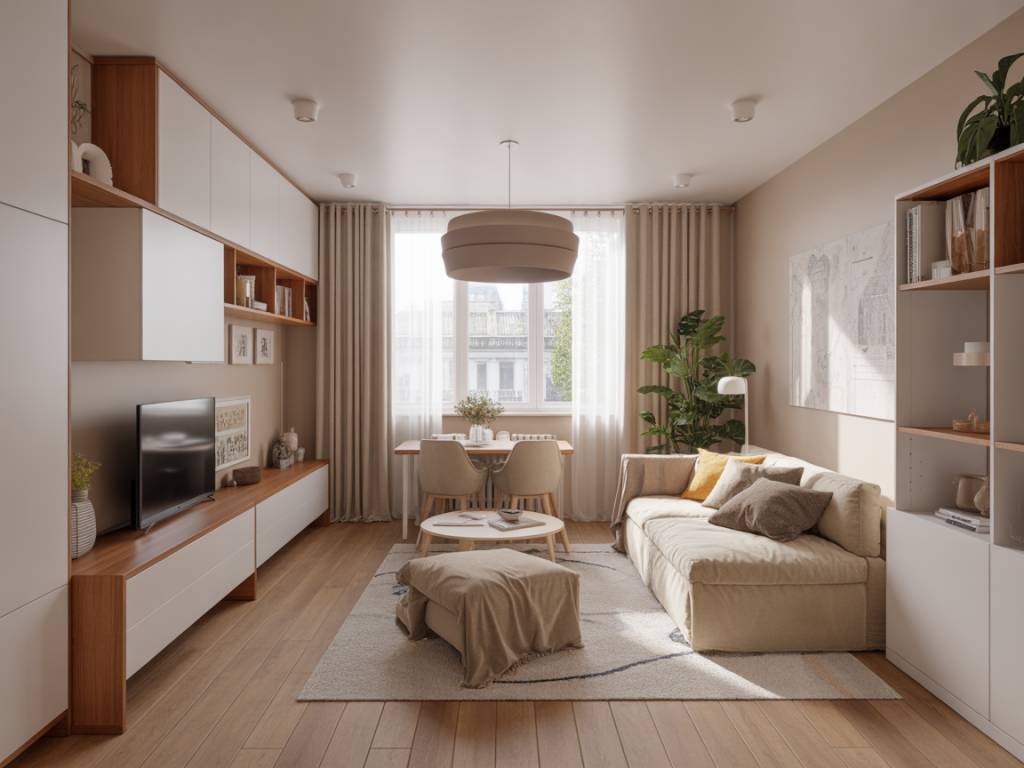 Aménagement des petits espaces : astuces de design pour agrandir visuellement une maison compacte et contemporaine